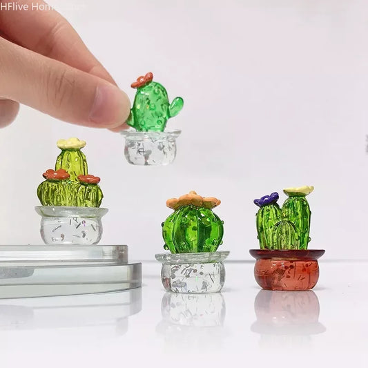 Mini Cactus Figurine